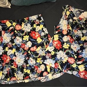 Chaps Multicolor Floral Blouse